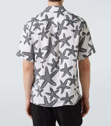 Vilebrequin Printed linen bowling shirt | Thumbnail 5 Vilebrequin Printed linen bowling shirt | Thumbnail 5