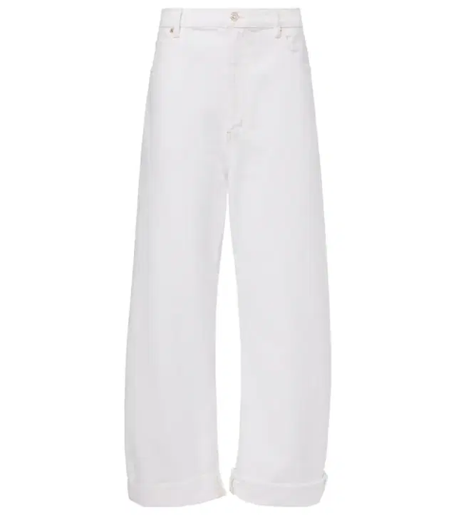 Frame Bubble high-rise barrel-leg jeans