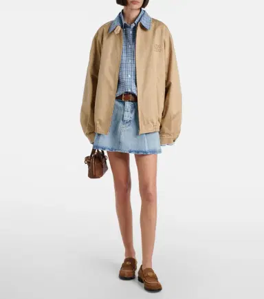 Frame Pleated denim miniskirt | Thumbnail 4 Frame Pleated denim miniskirt | Thumbnail 4