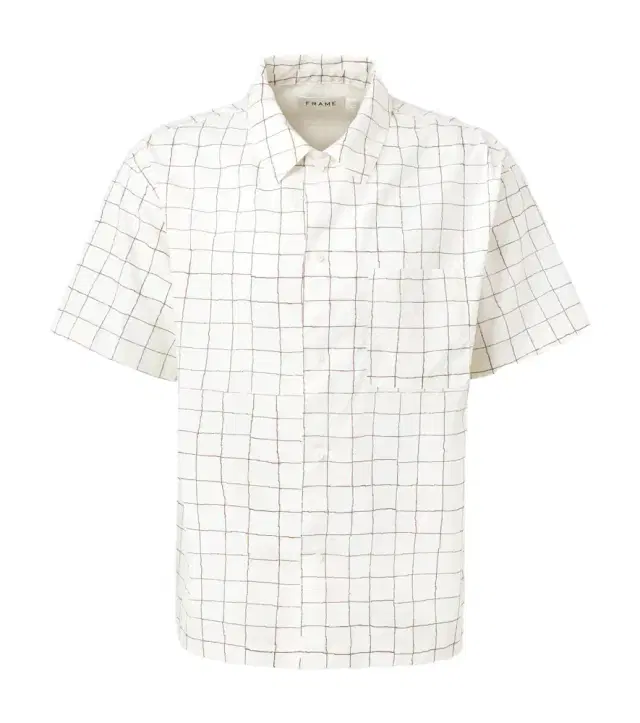 Frame Checked bowling shirt
