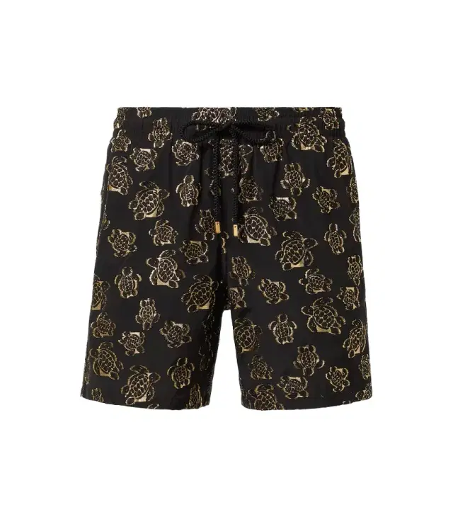 Vilebrequin Jacquard embroidered swim trunks