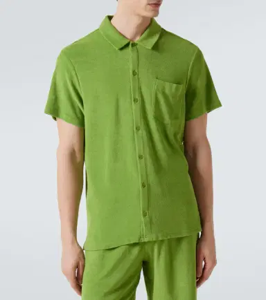 Vilebrequin Cotton-blend terry bowling shirt | Thumbnail 3