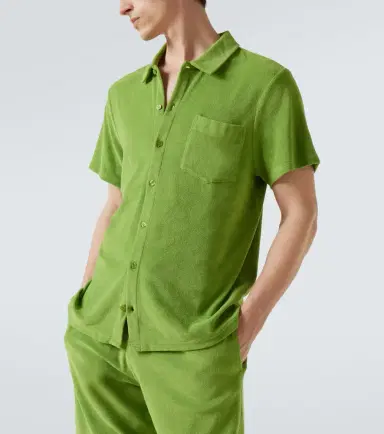 Vilebrequin Cotton-blend terry bowling shirt | Thumbnail 4