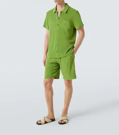 Vilebrequin Cotton-blend terry bowling shirt | Thumbnail 5
