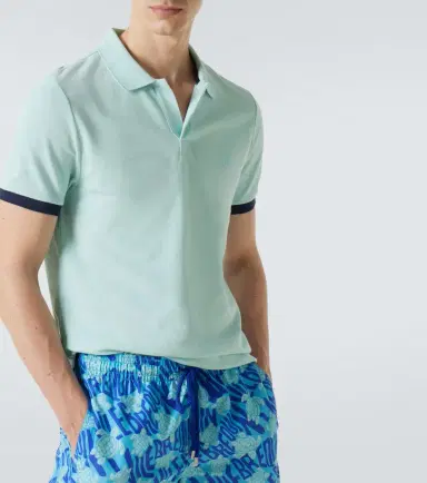 Vilebrequin Cotton piqué polo shirt | Thumbnail 2