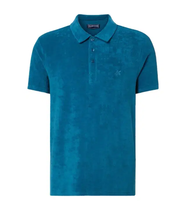 Vilebrequin Cotton-blend terry polo shirt