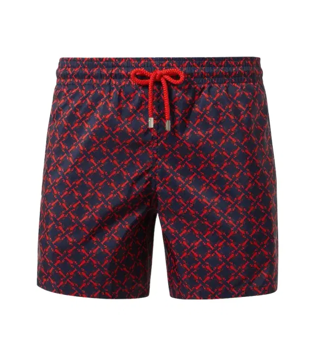 Printed swim trunks