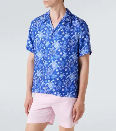 Vilebrequin Charli printed silk bowling shirt | Thumbnail 2 Vilebrequin Charli printed silk bowling shirt | Thumbnail 2