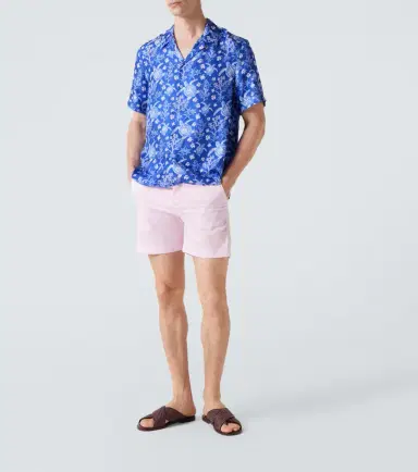 Vilebrequin Charli printed silk bowling shirt | Thumbnail 4 Vilebrequin Charli printed silk bowling shirt | Thumbnail 4