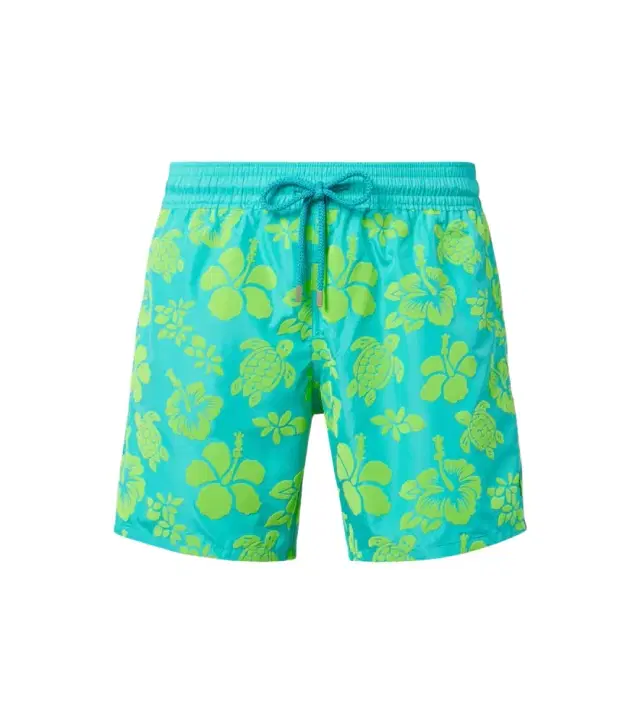 Mahina printed swim trunks