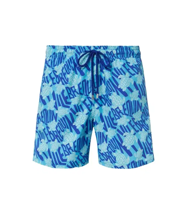Printed swim trunks