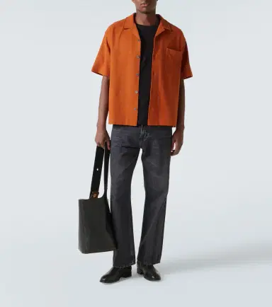 Frame Cotton piqué bowling shirt | Thumbnail 2