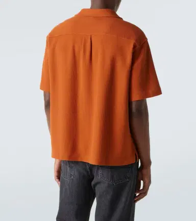 Frame Cotton piqué bowling shirt | Thumbnail 5