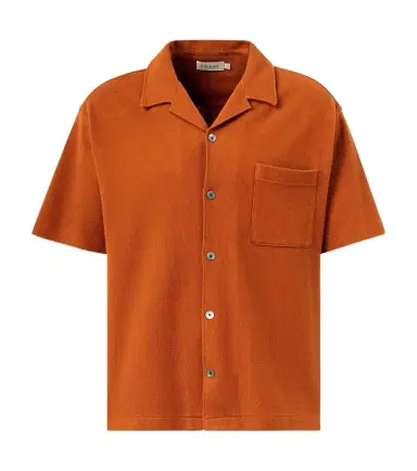 Frame Cotton piqué bowling shirt | Thumbnail 1