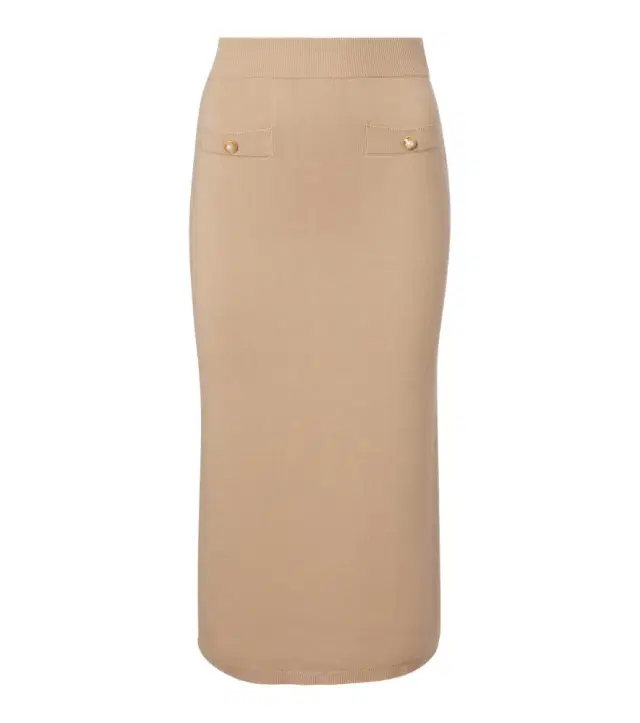 Alessandra Rich Cotton and cashmere pencil skirt