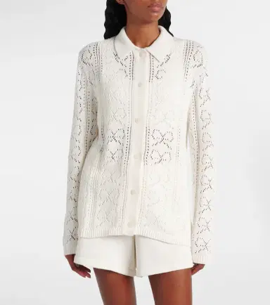 The Upside Lavalliere Malia knitted cotton shirt | Thumbnail 3