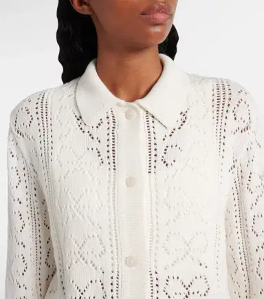 The Upside Lavalliere Malia knitted cotton shirt | Thumbnail 4
