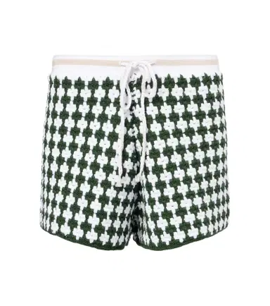 The Upside Portobello Malik crochet cotton shorts | Thumbnail 1 The Upside Portobello Malik crochet cotton shorts | Thumbnail 1