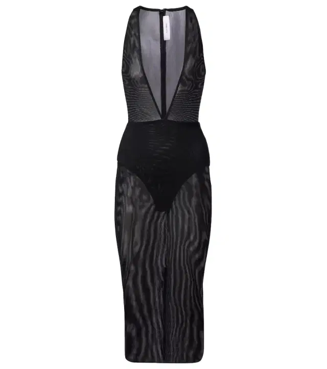 Alex Perry Sheer midi dress