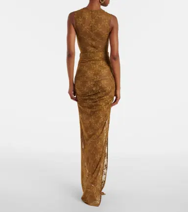 Alex Perry Floral sheer lace skirt | Thumbnail 3 Alex Perry Floral sheer lace skirt | Thumbnail 3