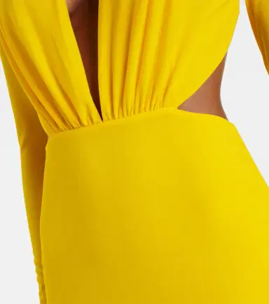 Alex Perry Ruched open-back crêpe jersey gown | Thumbnail 7