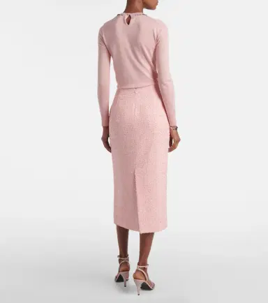 Carolina Herrera Tweed pencil skirt | Thumbnail 4 Carolina Herrera Tweed pencil skirt | Thumbnail 4