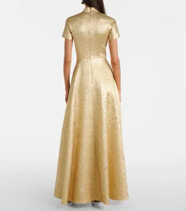 Emilia Wickstead Malinda metallic cloque gown | Thumbnail 5 Emilia Wickstead Malinda metallic cloque gown | Thumbnail 5