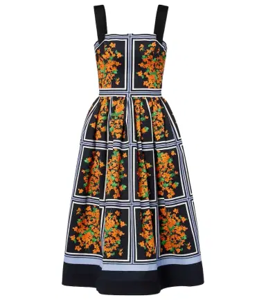 Carolina Herrera Printed midi dress | Thumbnail 1 Carolina Herrera Printed midi dress | Thumbnail 1