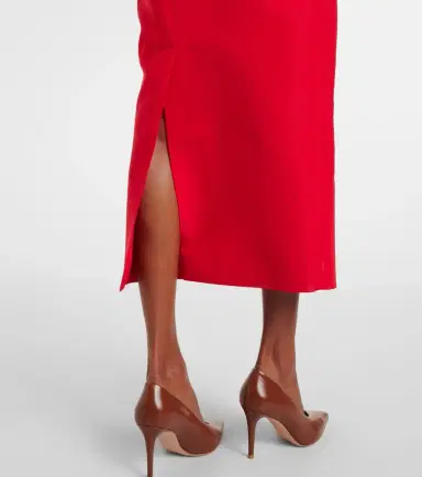Carolina Herrera Off-shoulder silk maxi dress | Thumbnail 5