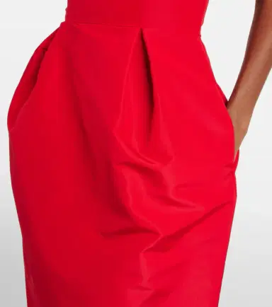 Carolina Herrera Off-shoulder silk maxi dress | Thumbnail 6