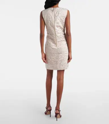 Carolina Herrera Lamé shift dress | Thumbnail 5 Carolina Herrera Lamé shift dress | Thumbnail 5