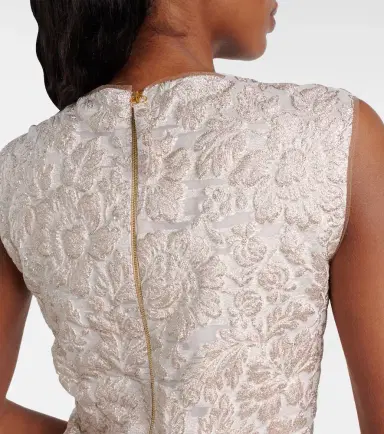 Carolina Herrera Lamé shift dress | Thumbnail 6 Carolina Herrera Lamé shift dress | Thumbnail 6
