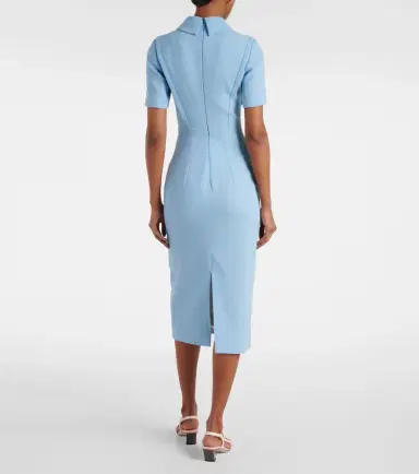 Emilia Wickstead Valletta wool cocktail dress | Thumbnail 4