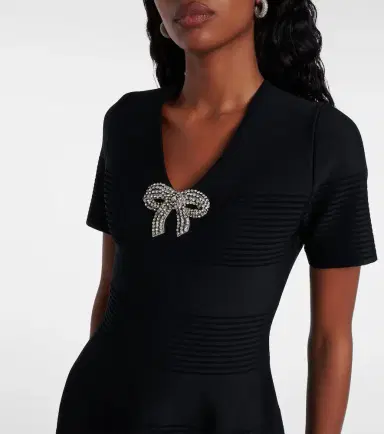 Carolina Herrera Bow-detail embellished minidress | Thumbnail 3