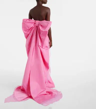 Carolina Herrera Bow-detail strapless crêpe gown | Thumbnail 5 Carolina Herrera Bow-detail strapless crêpe gown | Thumbnail 5