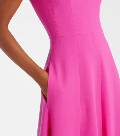 Emilia Wickstead Malinda wool crêpe gown | Thumbnail 6
