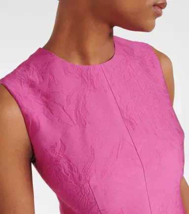 Emilia Wickstead Mara cloqué cocktail dress | Thumbnail 4