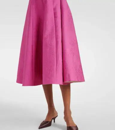 Emilia Wickstead Mara cloqué cocktail dress | Thumbnail 6