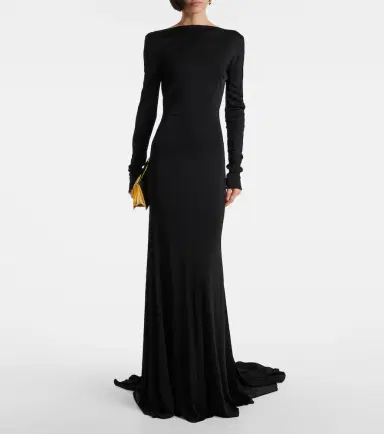 David Koma Gathered jersey gown | Thumbnail 3