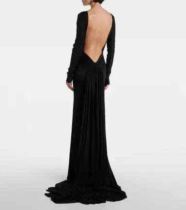 David Koma Gathered jersey gown | Thumbnail 7