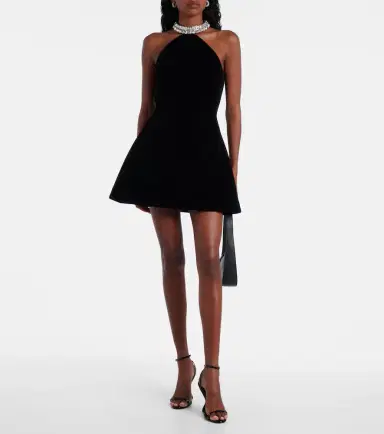 David Koma Crystal-embellished halterneck minidress | Thumbnail 5 David Koma Crystal-embellished halterneck minidress | Thumbnail 5