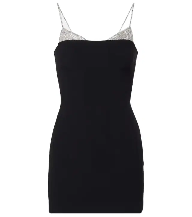 David Koma Embellished cady minidress