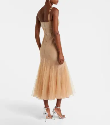 David Koma Sequined tulle gown | Thumbnail 3