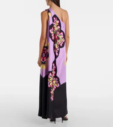 La DoubleJ Roy printed silk twill maxi dress | Thumbnail 6 La DoubleJ Roy printed silk twill maxi dress | Thumbnail 6