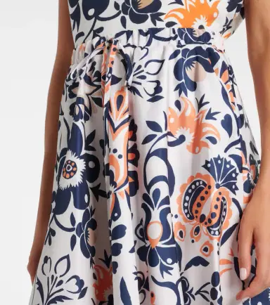 La DoubleJ Printed satin midi skirt | Thumbnail 2