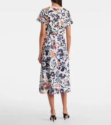 La DoubleJ Printed satin midi skirt | Thumbnail 3