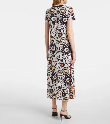 La DoubleJ Sporty Swing cotton jersey midi dress | Thumbnail 2