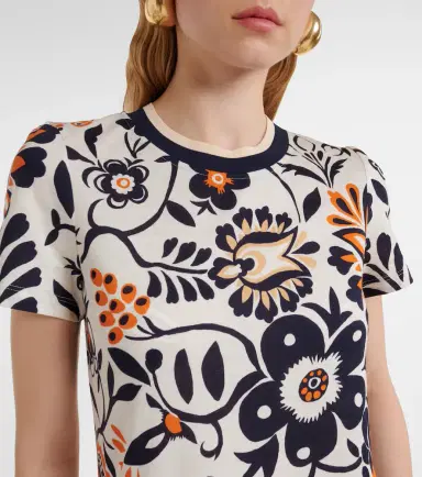 La DoubleJ Sporty Swing cotton jersey midi dress | Thumbnail 4
