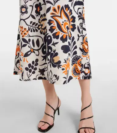 La DoubleJ Sporty Swing cotton jersey midi dress | Thumbnail 5