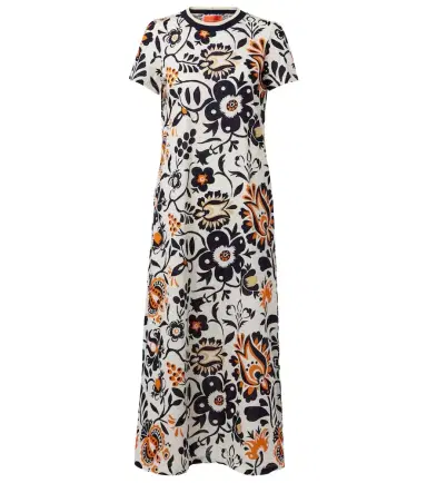 La DoubleJ Sporty Swing cotton jersey midi dress | Thumbnail 1